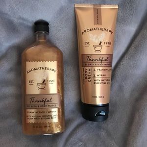 Thankful lotion and body wash
